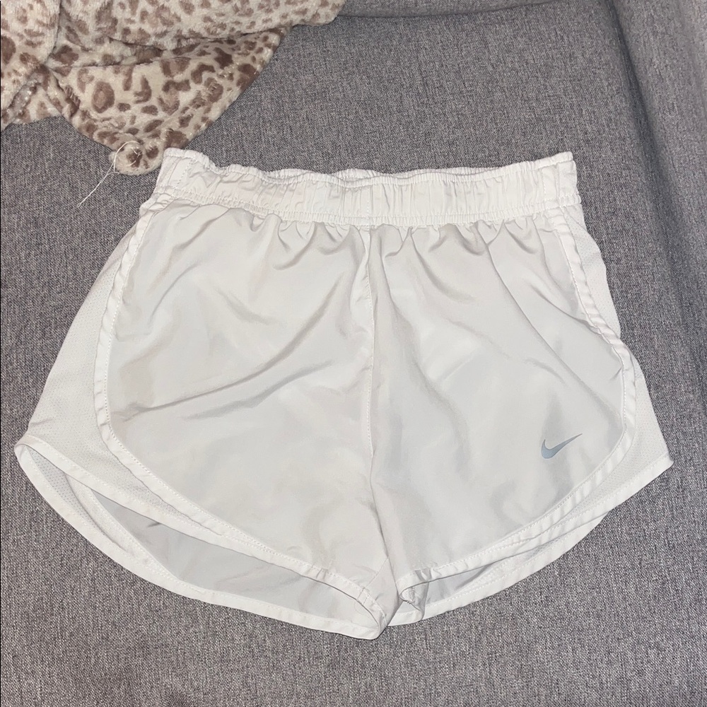 Nike Women's White Athletic Shorts